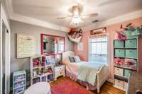3rd bedroom is zoned next to the second