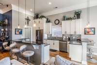 perfect open floor plan for entertaining