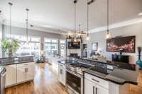 a few cooks can fit in this kitchen!