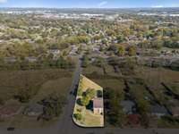 Large corner lot.