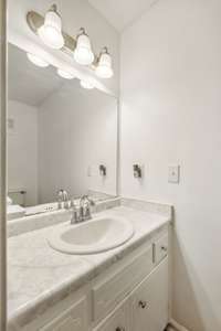 Jack and Jill bathroom vanity.