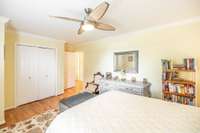 Reverse view of the upstairs guest room.