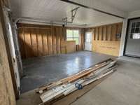 One car garage epoxy floor