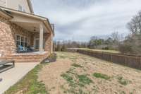 Additional patio space for all you grilling and storage needs.