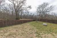 Land behind is owned by Consolidated Utilities District.
