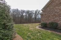 Mature landscaping around the property.