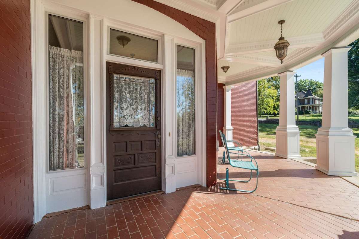 Original front door.