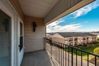 View from the upper covered patio!