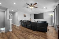 Bonus room at top of stairs