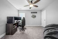 Bedroom #4, currently used as office