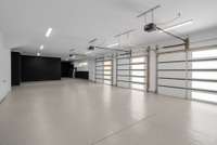 Additional storage or motorcycle parking on the far end.