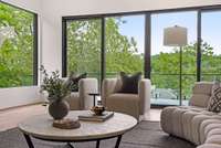 The main living room views are the treetops