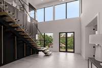 Two story foyer
