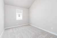 Bedroom #2 with Vaulted Ceilings