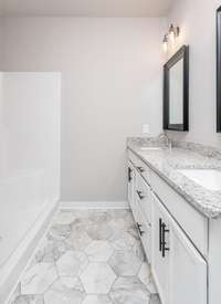 On Left - 5 Ft long - Walk-In Shower