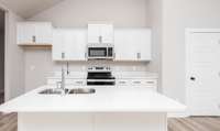 Great View of this 5 Ft Kitchen Island
