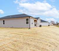 Great Yard with a Partially Covered Back-Porch!