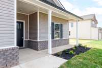Incredible Covered Front-Porch, perfect for Rocking Chairs!
