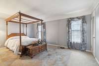 One of many large bed rooms.