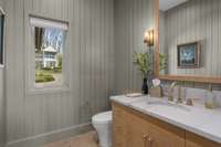 Main floor powder room