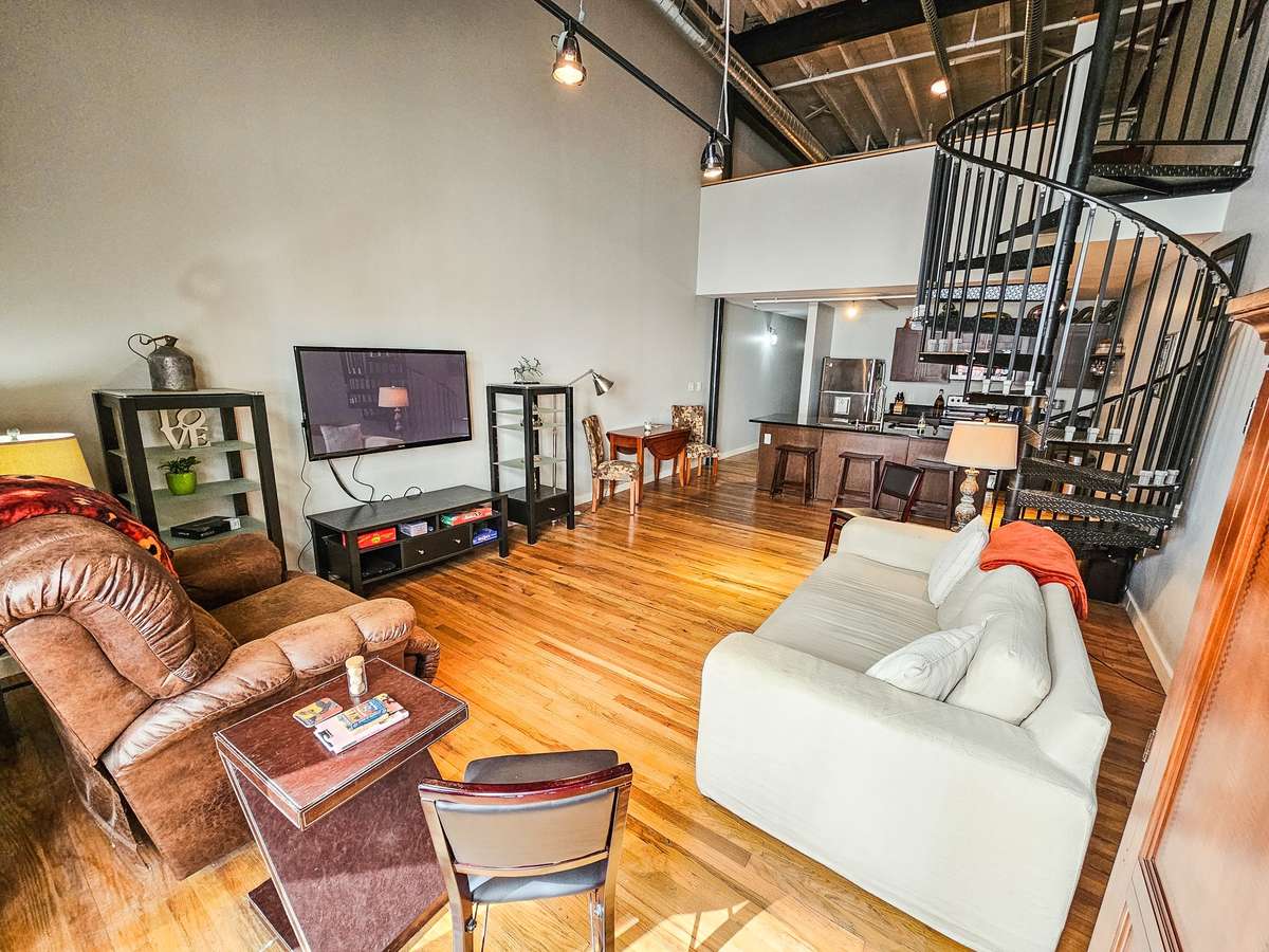 Another view of the living cozy room.