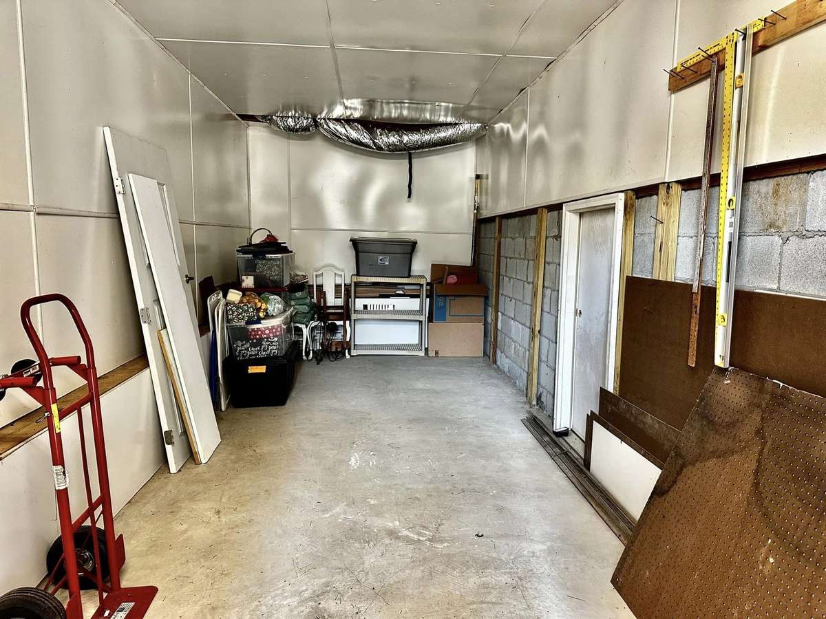 Basement Storage Room with outside entrance