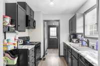 Updated Galley Kitchen - leading to Laundry Room!