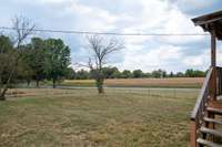 Fenced in backyard! Covered deck is great for entertaining!