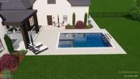 Pool renderings for potential pool.  Estimate attached to MLS.