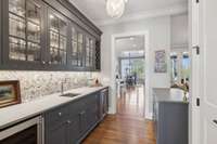 The perfect butler's pantry.