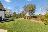 Plenty of room for a pool on the .66 acre.