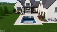 Pool renderings for potential pool.  Estimate attached to MLS.