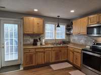 Nice Kitchen with Loads of Storage area.