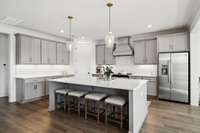 Chef's kitchen in like-new condition
