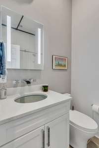 Guest Bathroom located just off the hallway