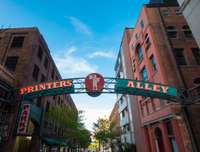 One Block from Historic Printers Alley!