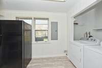 Huge laundry room