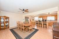 Very open floor plan-could use this dining room as a great room