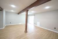 basement area is a large space, perfect for a 3rd bedroom, man cave, bonus room, office space, movie room, recreation room, etc