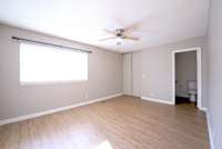 2nd Bedroom with full bathroom and walk in closet