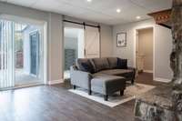 Additional living area downstairs