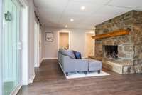 Also with wood burning fireplace