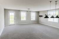 fresh newly painted upstairs bonus room