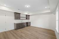 *** Wet Bars can be added to any unit that does not have one. Unit 109 Charlotte Everly Circle features dark cabinets.