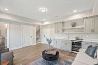 *** Wet Bars can be added to any unit that does not have one. Unit 109 Charlotte Everly Circle features dark cabinets.