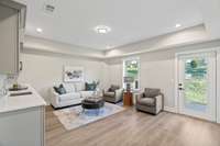 *** Wet Bars can be added to any unit that does not have one. Unit 109 Charlotte Everly Circle features dark cabinets.