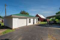 Detached garage and workshop