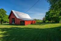 Barn with horse stalls