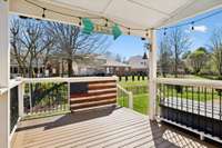 Trex decking on this covered porch!