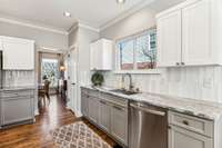 Gorgeous counters and backsplash